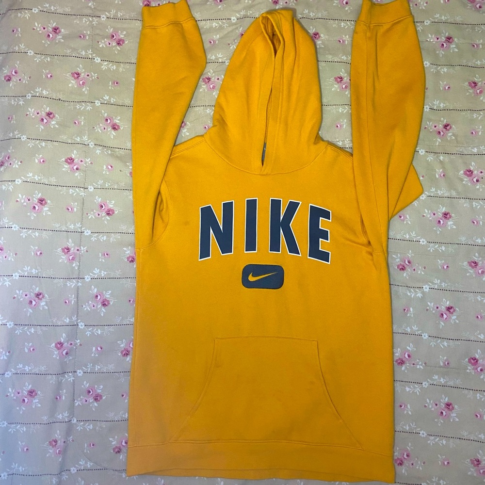 Vintage Yellow Nike Hoodie